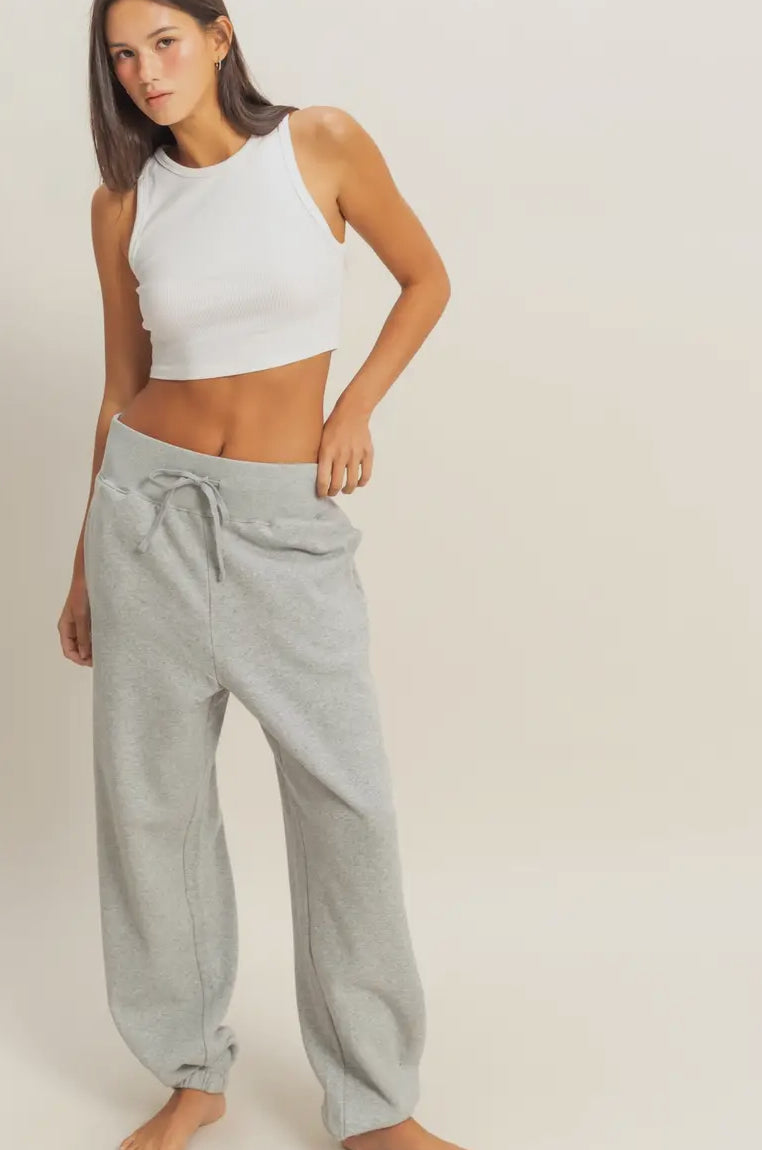 High waist joggers sweat pants