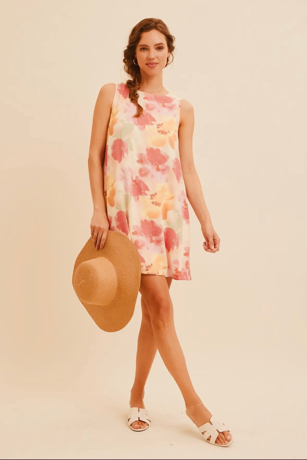 Floral mini dress