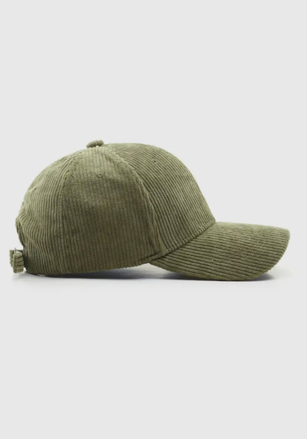 Corduroy baseball hat