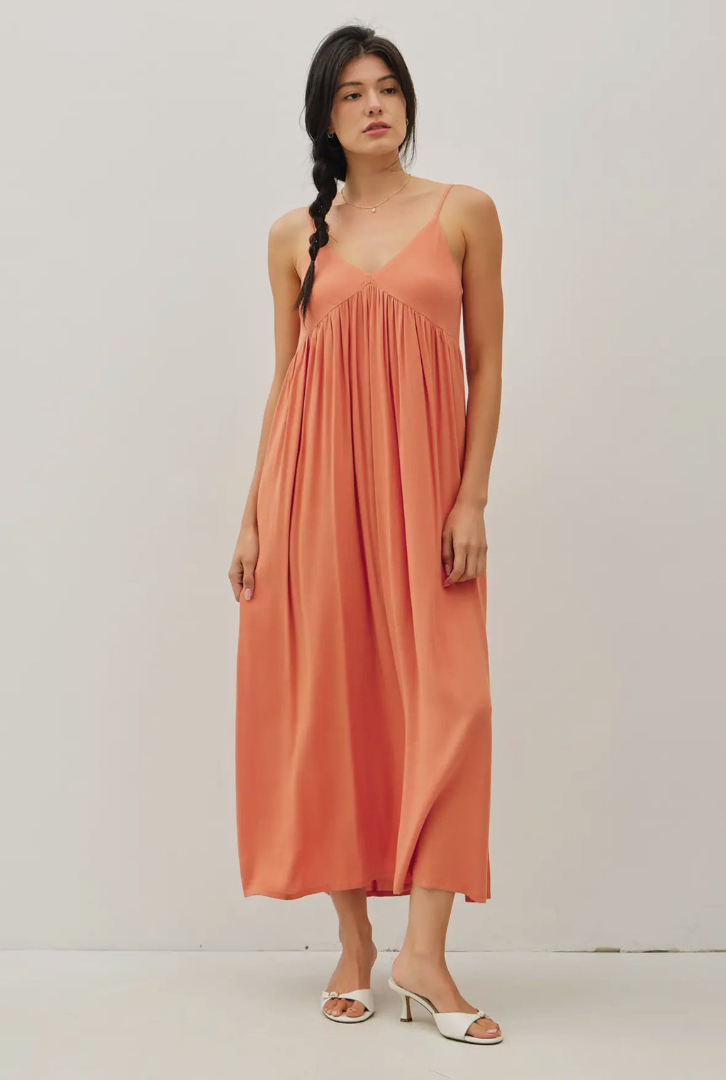 Breezy baby doll maxi dress