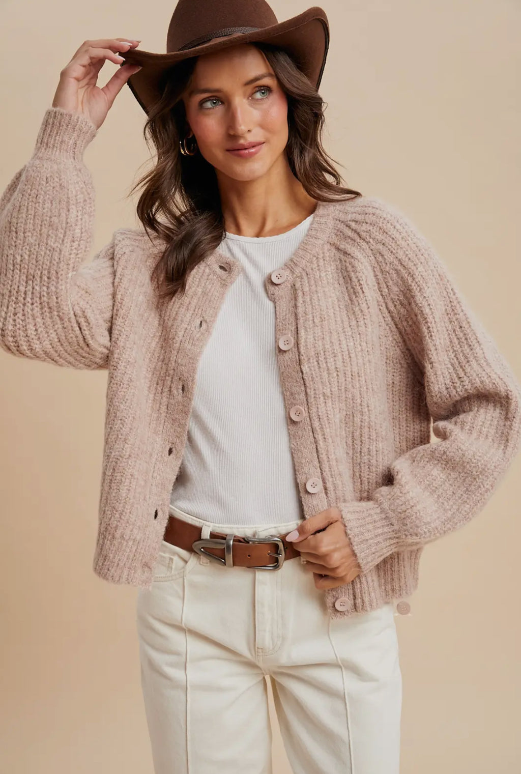 Knit cardigan