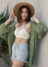 Knit Netted Cardigan