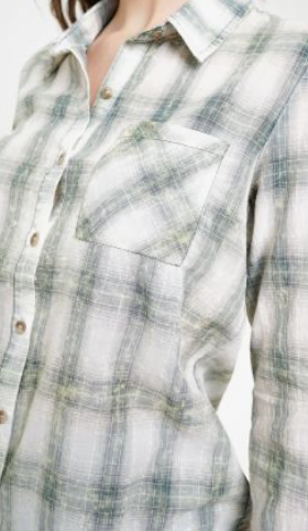 Washed Plaid Shirt