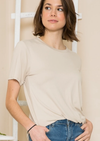 Super Soft Basic Solid Short Sleeve Top