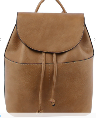 Fashion Flap Drawstring Backpack